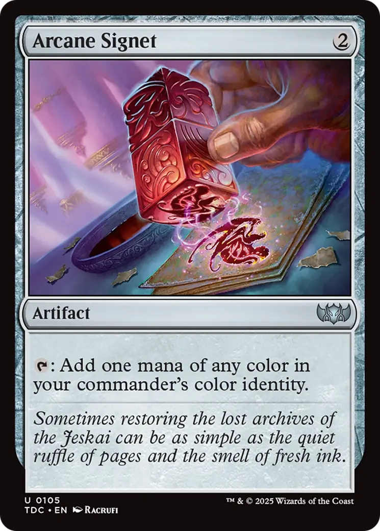 Arcane Signet [Tarkir: Dragonstorm Commander] 1