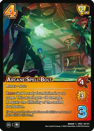 Arcane Spell Bolt 1