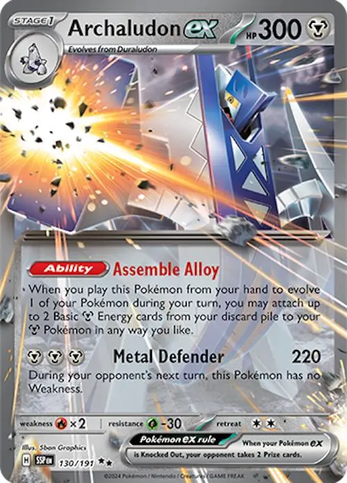 Archaludon Ex (130/191) [Scarlet & Violet: Surging Sparks] 1