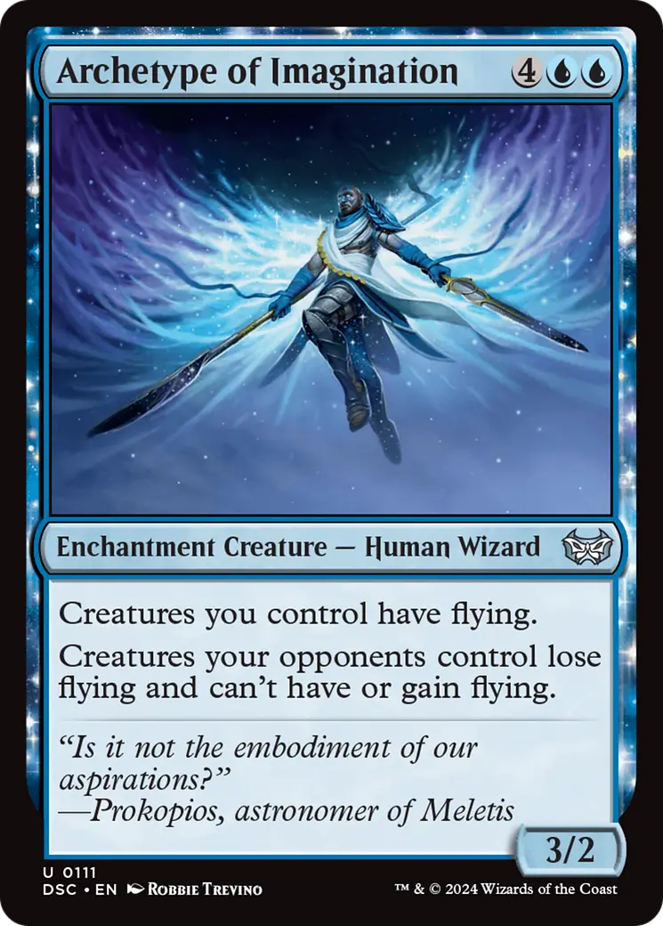 Archetype Of Imagination [Duskmourn: House Of Horror Commander] 1