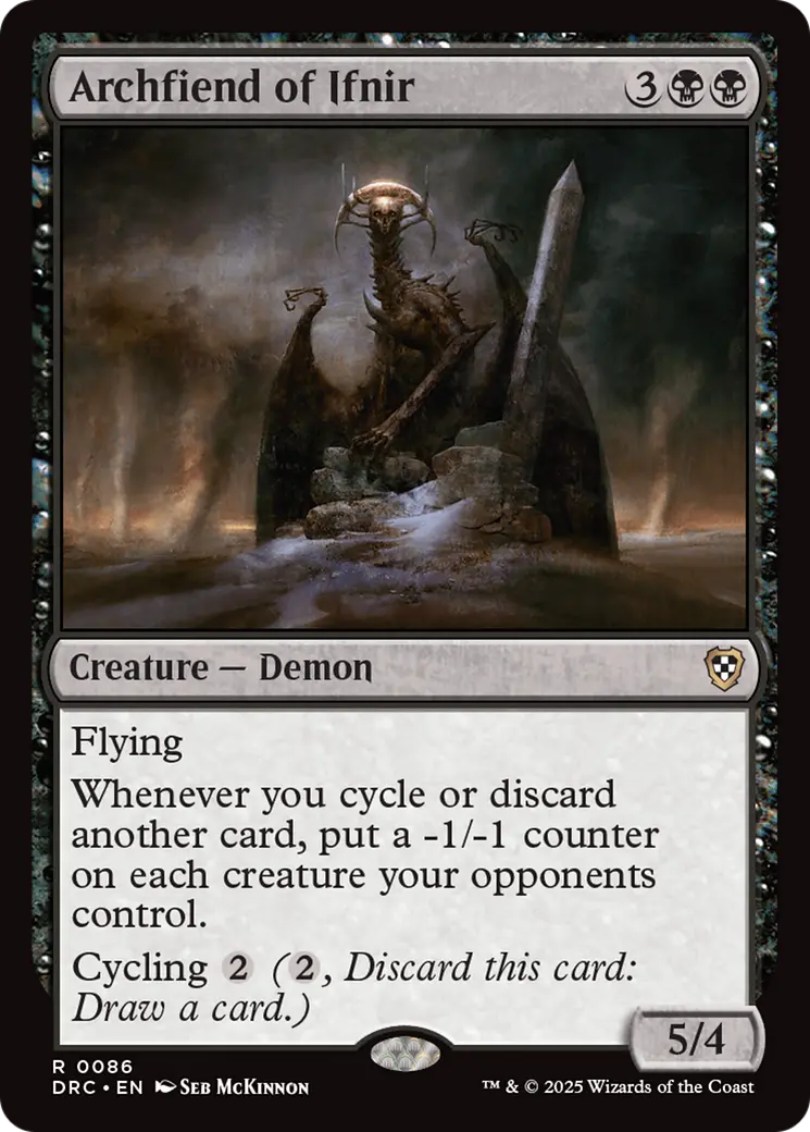 Archfiend Of Ifnir [Aetherdrift Commander] 1
