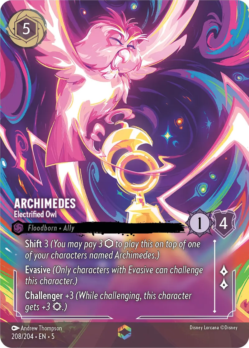 Archimedes - Electrified Owl (Enchanted) (208/204) [Shimmering Skies] 1