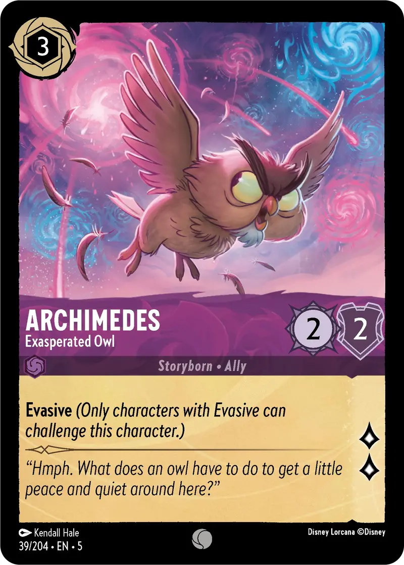 Archimedes - Exasperated Owl (39/204) [Shimmering Skies] 1