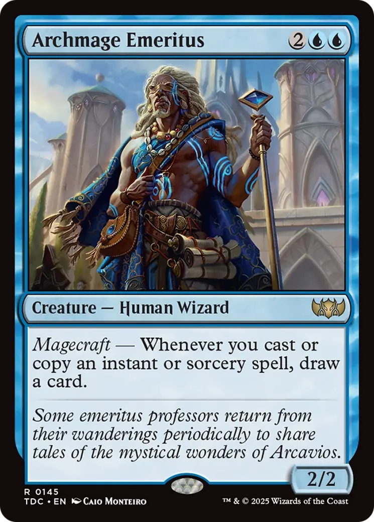 Archmage Emeritus [Tarkir: Dragonstorm Commander] 1