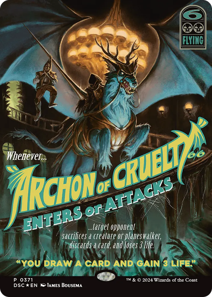 Archon Of Cruelty (Showcase) [Duskmourn: House Of Horror Commander] 1