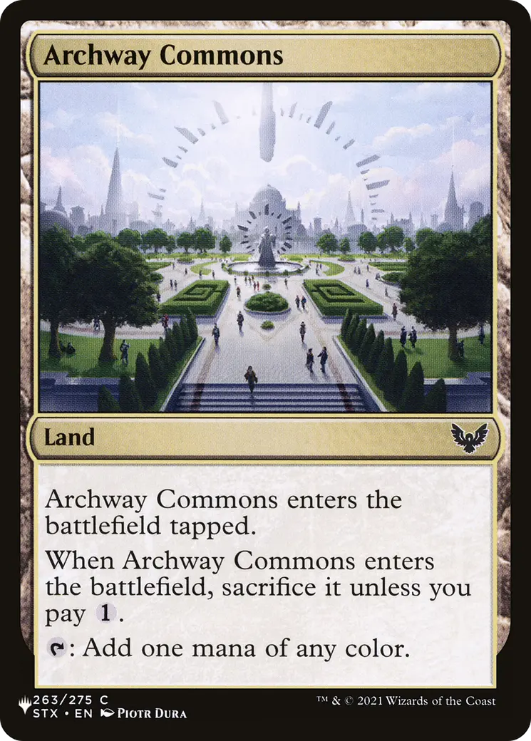 Archway Commons [The List] 1