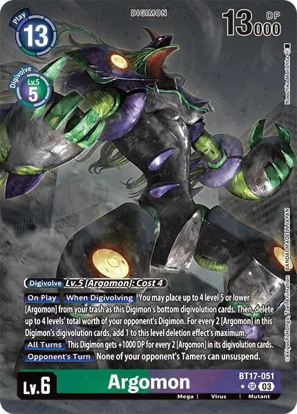 Argomon [Bt17-051] - Bt17-051 (Alternate Art) [Secret Crisis] 1