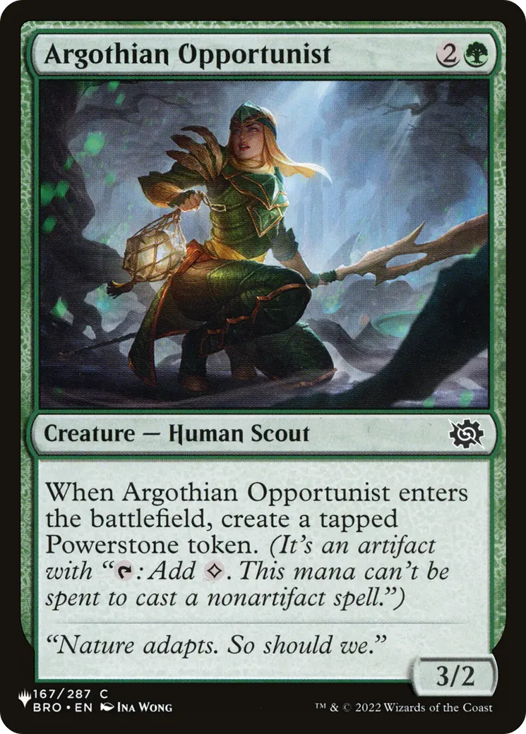 Argothian Opportunist [The List] 1