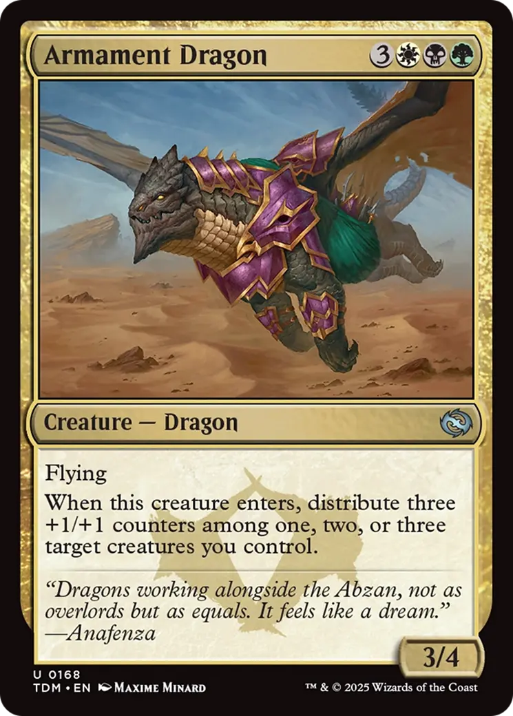 Armament Dragon [Tarkir: Dragonstorm] 1