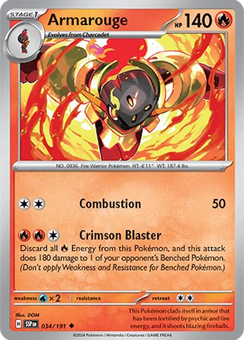 Armarouge (034/191) [Scarlet & Violet: Surging Sparks] 1