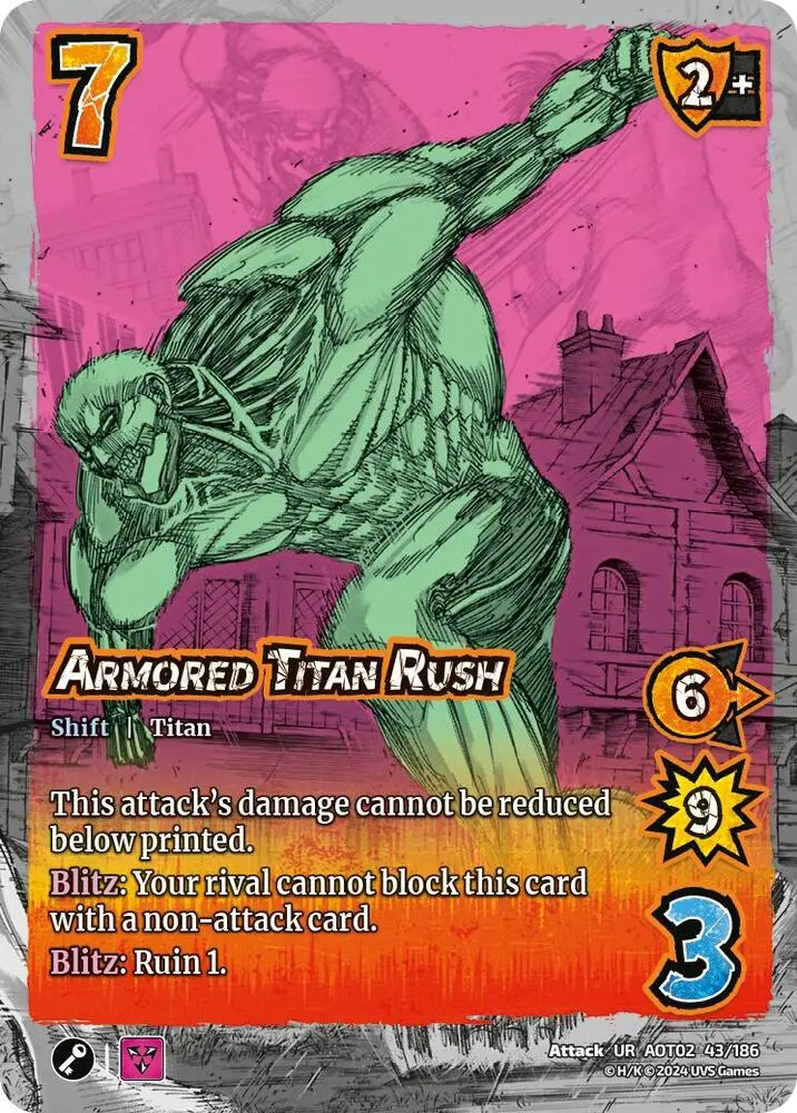 Armored Titan Rush // Reiner's Toughness 1