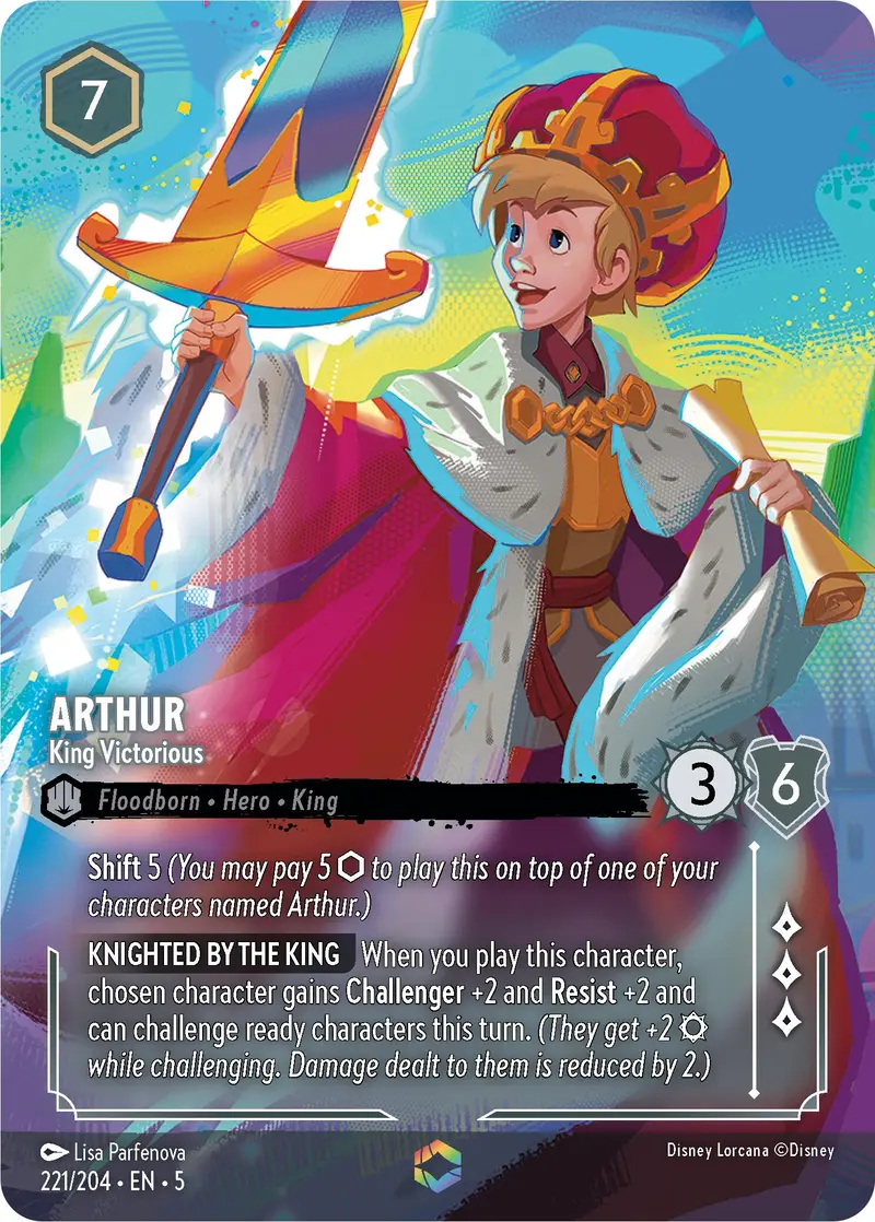 Arthur - King Victorious (Enchanted) (221/204) [Shimmering Skies] 1