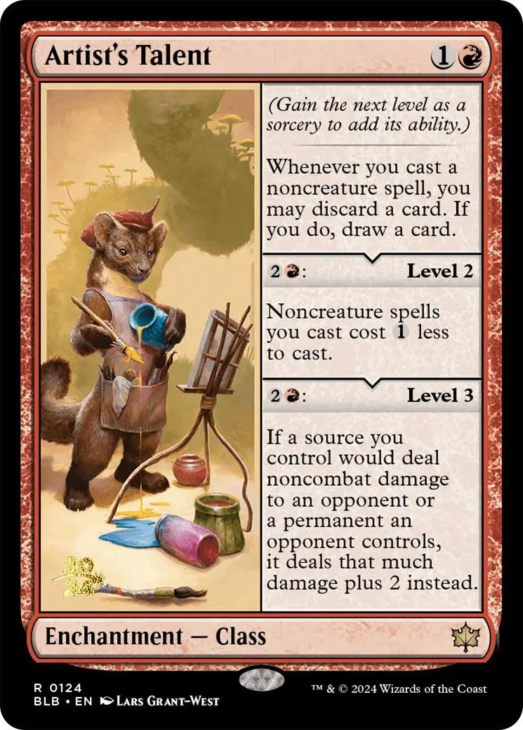 Artist's Talent [Bloomburrow Prerelease Promos] 1