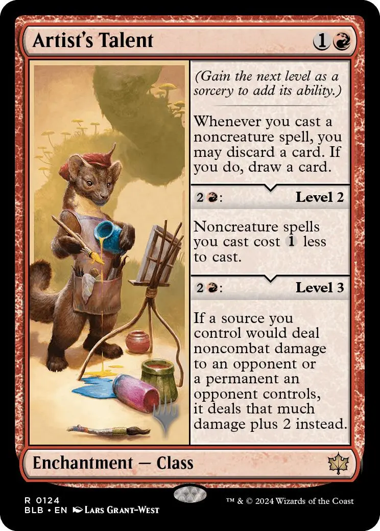 Artist's Talent (Promo Pack) [Bloomburrow Promos] 1