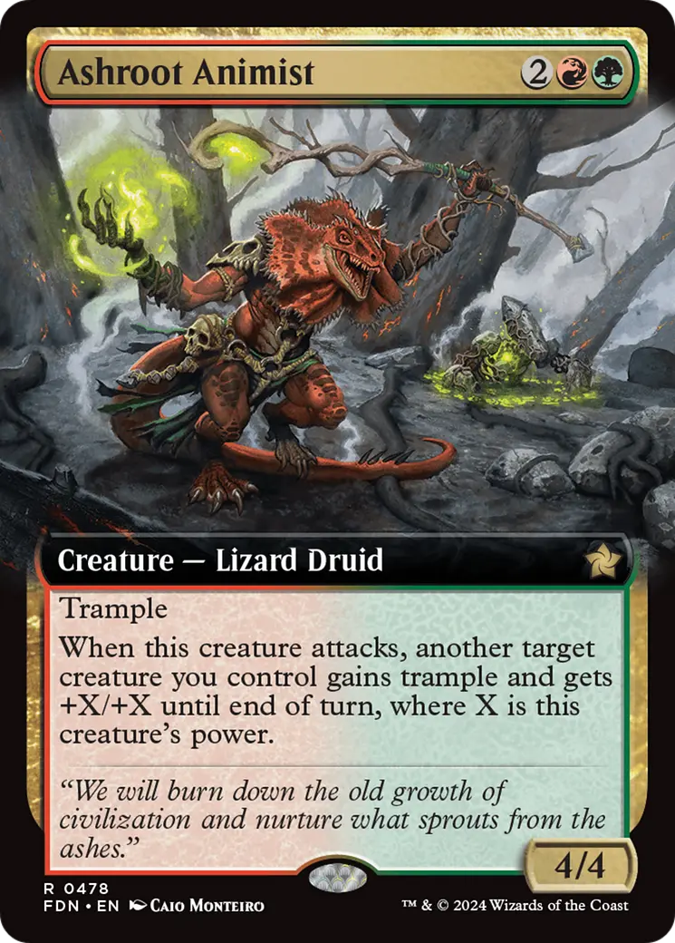 Ashroot Animist (Extended Art) [Foundations] 1
