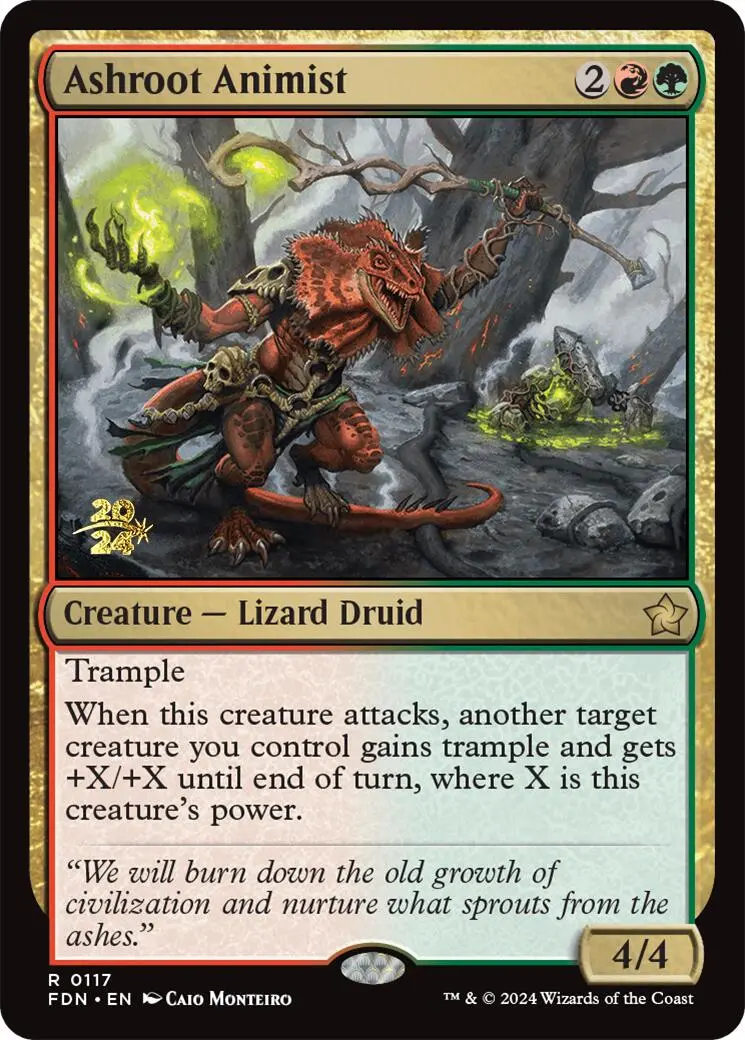 Ashroot Animist [Foundations Prerelease Promos] 1