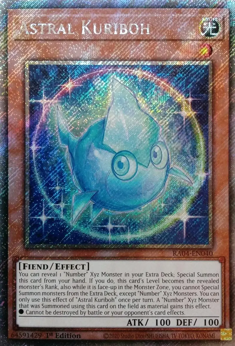 Astral Kuriboh [Ra04-En040] Platinum Secret Rare 1
