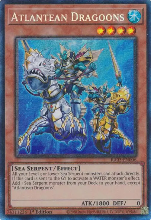 Atlantean Dragoons (Cr) [Ra03-En006] Prismatic Collector's Rare 1