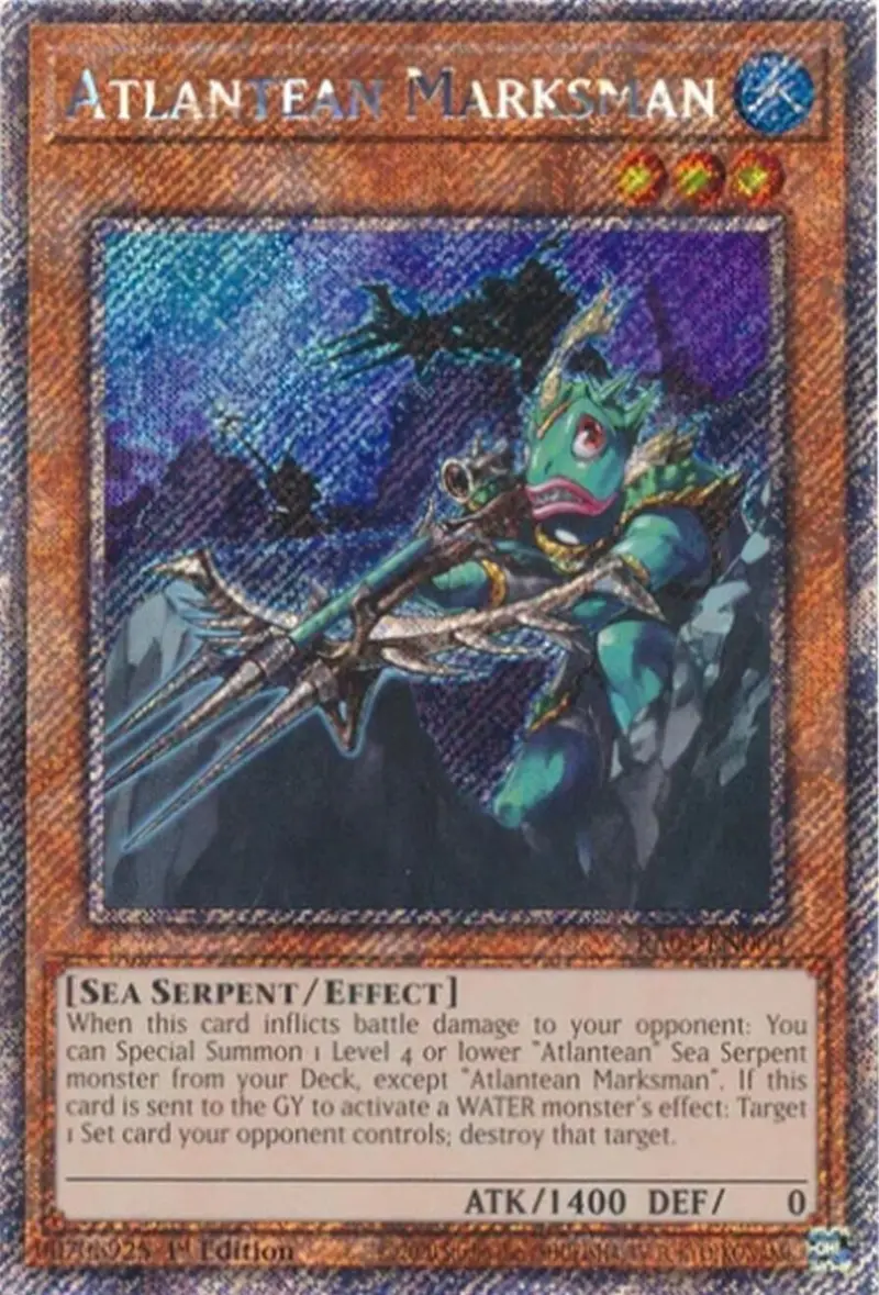 Atlantean Marksman [Ra04-En009] Platinum Secret Rare 1