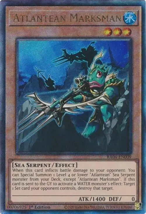 Atlantean Marksman [Ra04-En009] Prismatic Ultimate Rare 1
