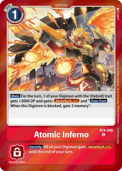 Atomic Inferno [Bt4-098] (Event Pack 7) [Great Legend] 1