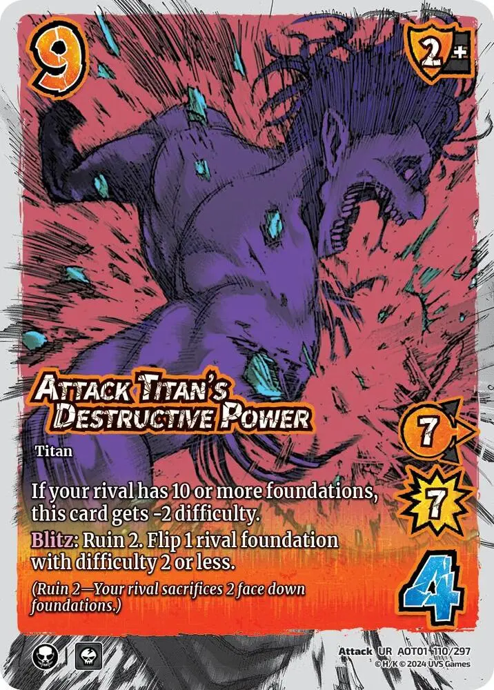 Attack Titan's Destructive Power - Attack On Titan: Battle For Humanity (Aot1) 1