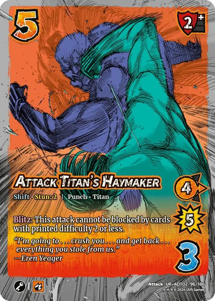 Attack Titan's Haymaker // Eren's Determination 1