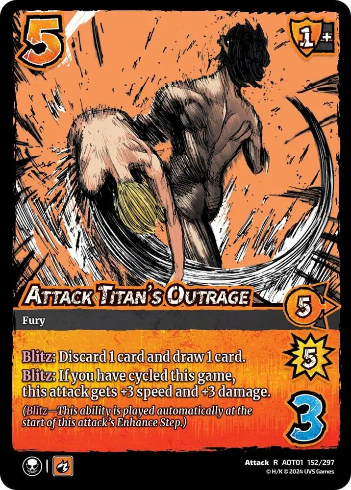 Attack Titan's Outrage - Foil 1