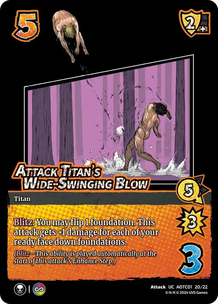 Attack Titan's Wide-Swinging Blow (Foil) 1
