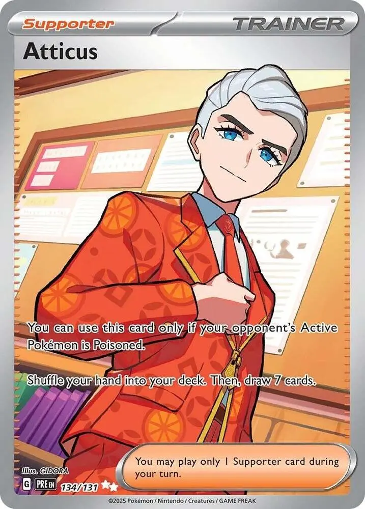 Atticus (134/131) [Scarlet & Violet: Prismatic Evolutions] 1