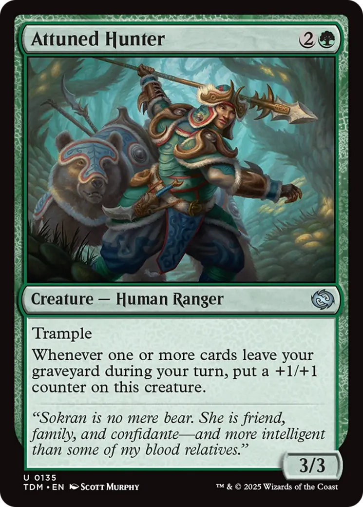 Attuned Hunter [Tarkir: Dragonstorm] 1