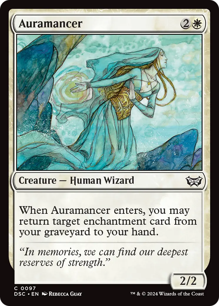 Auramancer [Duskmourn: House Of Horror Commander] 1