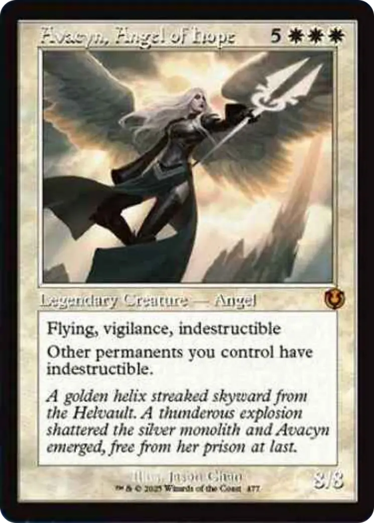 Avacyn, Angel Of Hope (Retro Frame) [Innistrad Remastered] 1