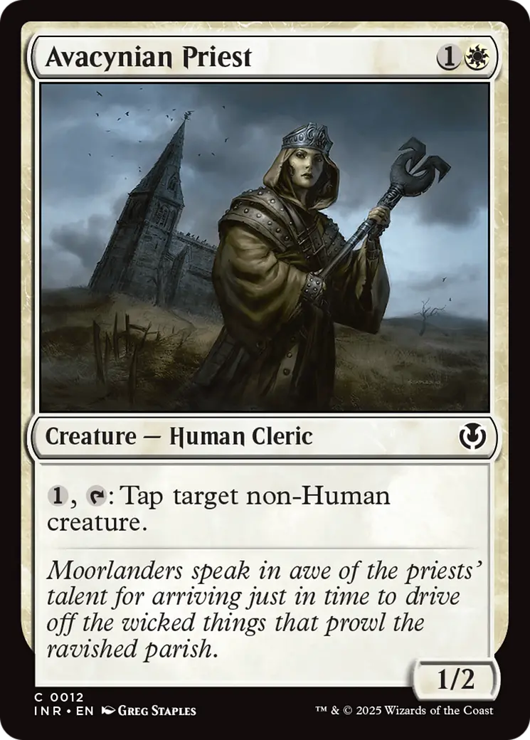 Avacynian Priest [Innistrad Remastered] 1