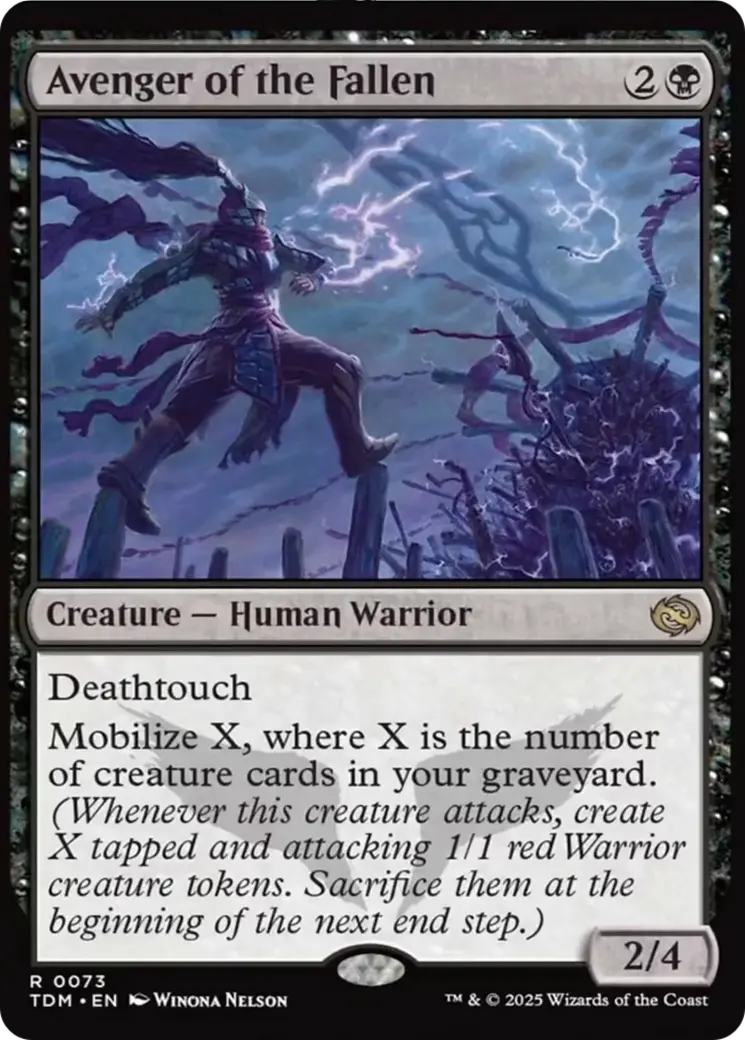 Avenger Of The Fallen [Tarkir: Dragonstorm] 1