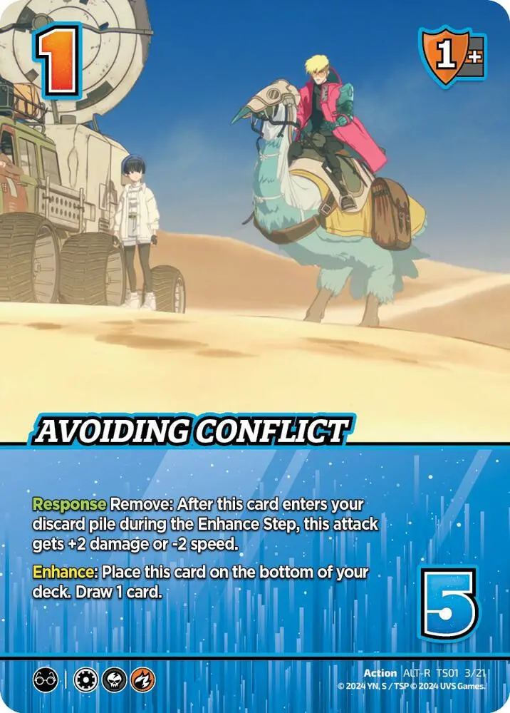 Avoiding Conflict (Alternate Art) - Challenger Series: Cowboy Bebop And Trigun Stampede (Cbts) 1