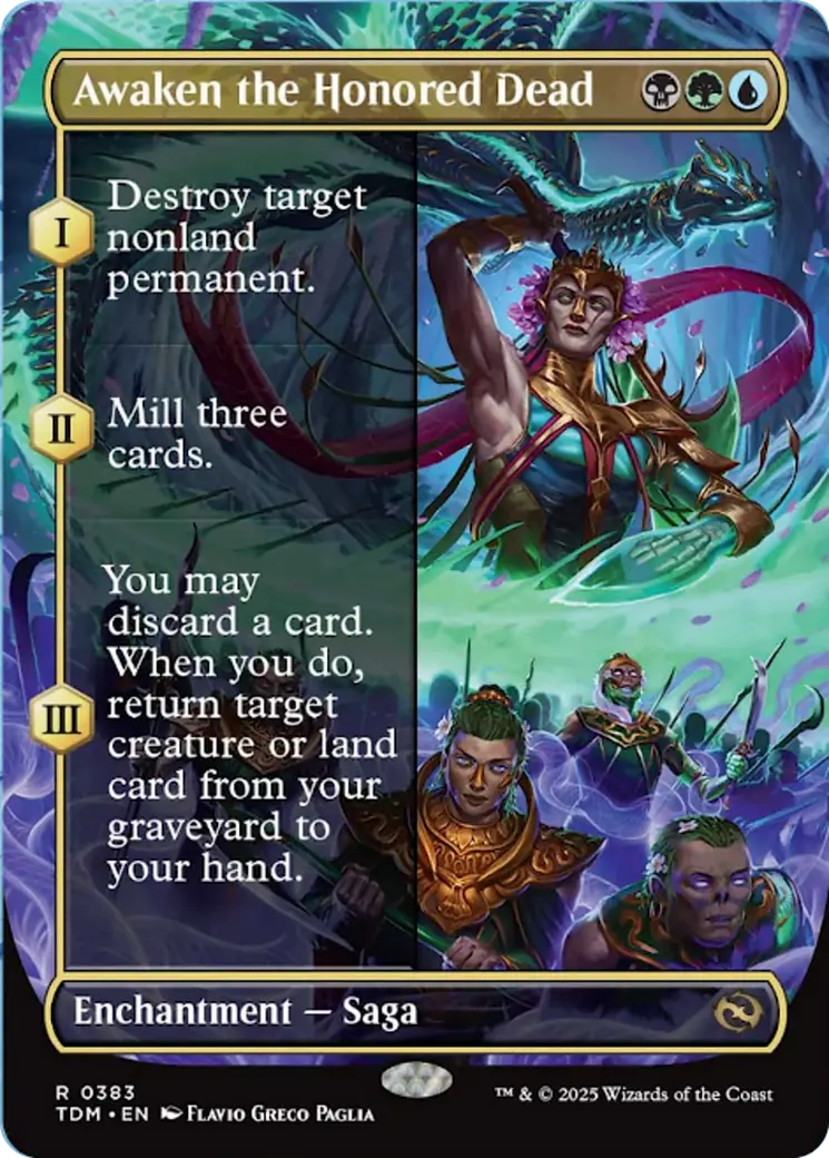 Awaken The Honored Dead (Borderless) [Tarkir: Dragonstorm] 1