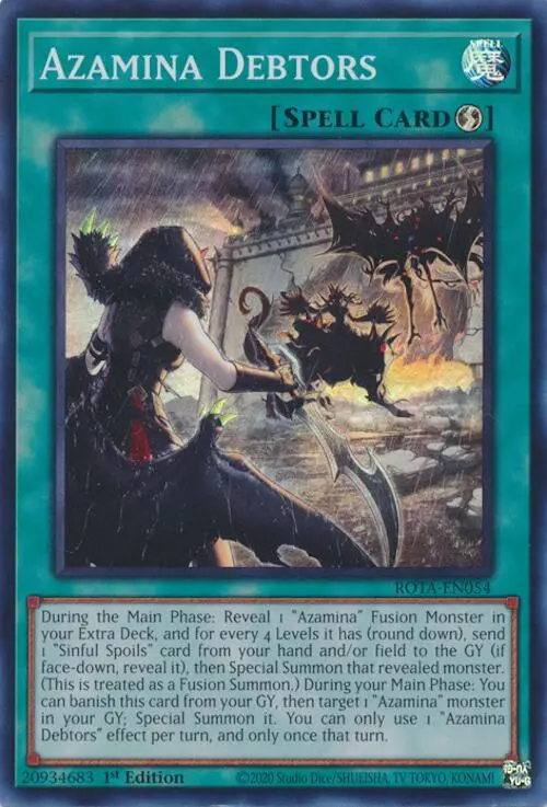 Azamina Debtors [Rota-En054] Super Rare 1