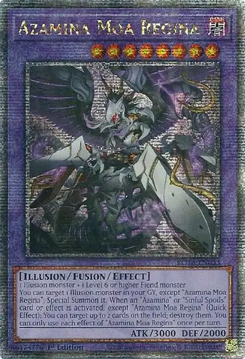 Azamina Moa Regina (Quarter Century Secret Rare) [Rota-En033] Quarter Century Secret Rare 1