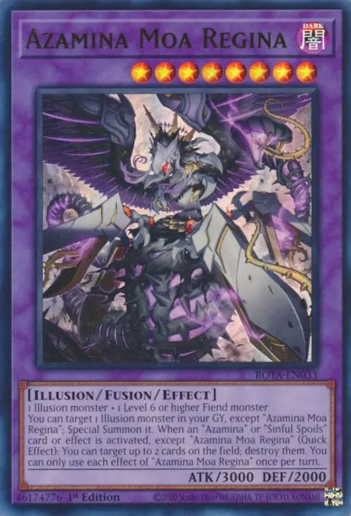 Azamina Moa Regina [Rota-En033] Ultra Rare 1