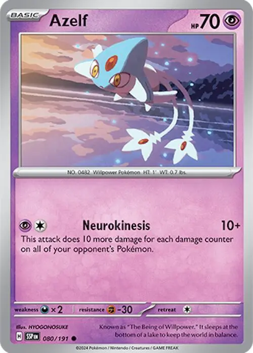 Azelf (080/191) [Scarlet & Violet: Surging Sparks] 1