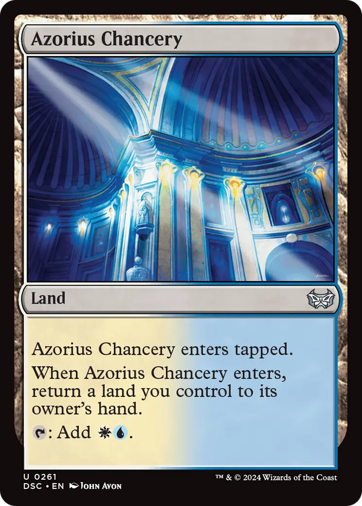 Azorius Chancery [Duskmourn: House Of Horror Commander] 1