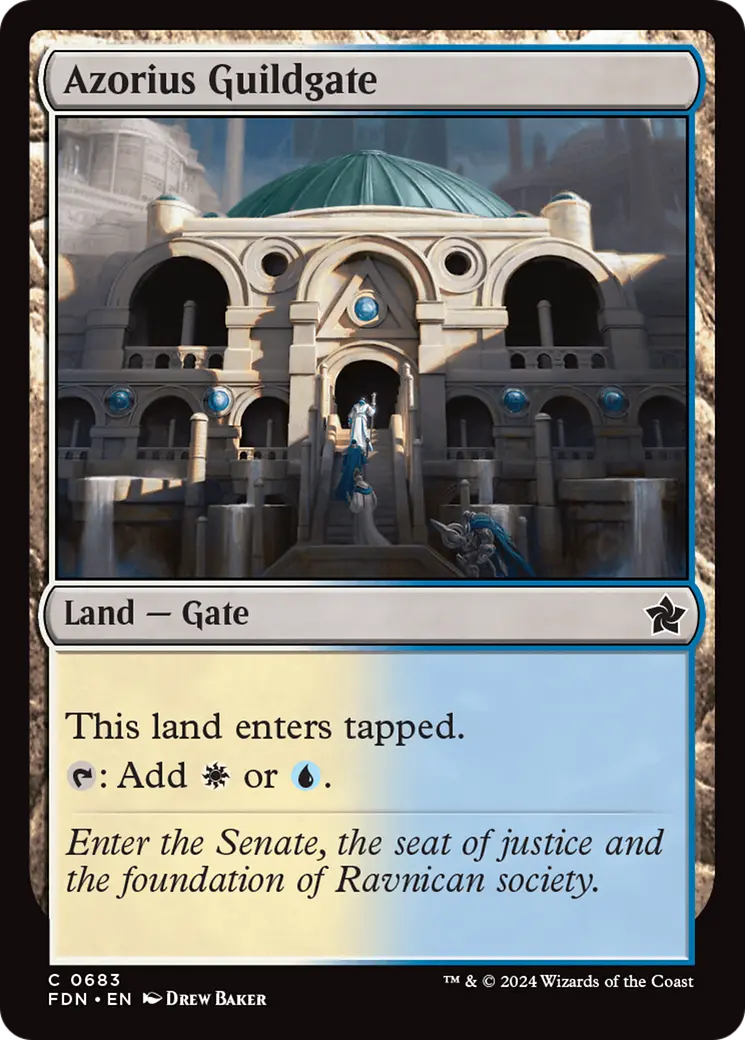 Azorius Guildgate [Foundations] 1