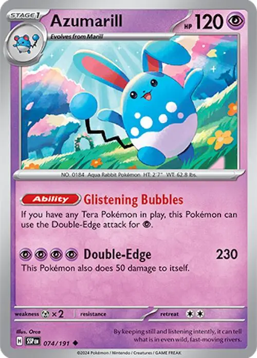 Azumarill (074/191) [Scarlet & Violet: Surging Sparks] 1