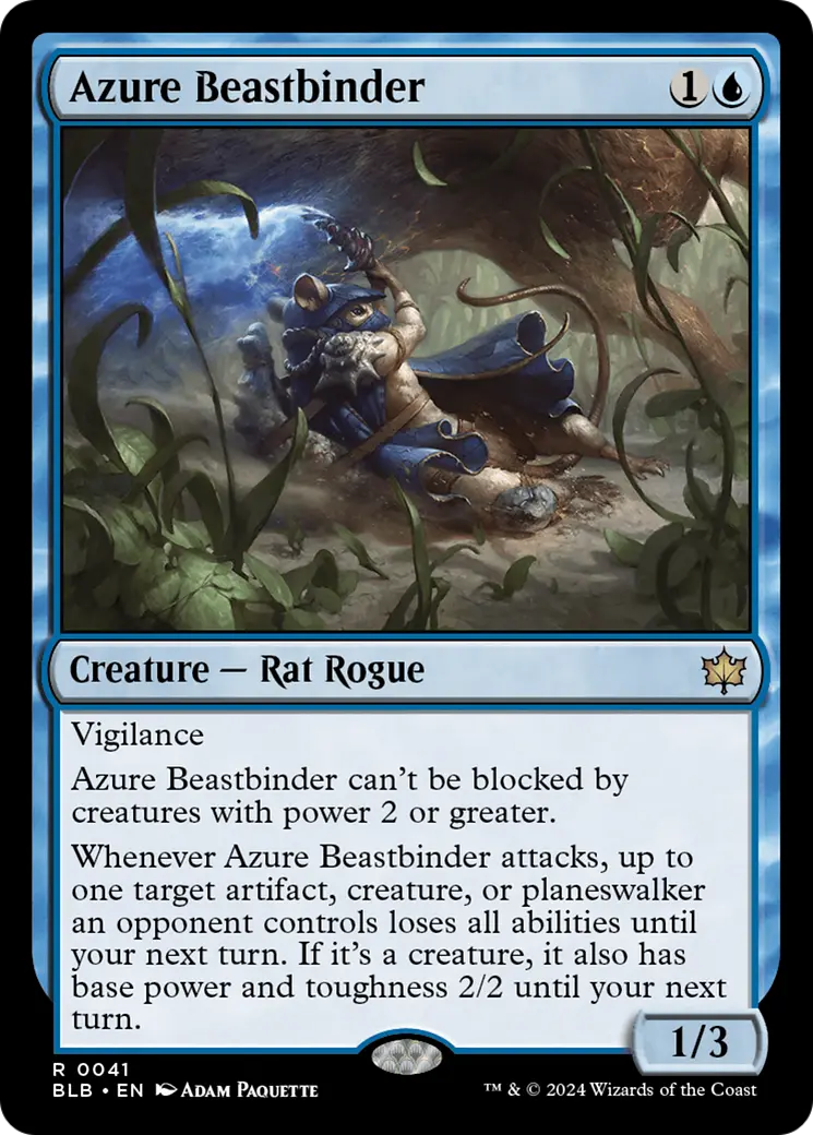 Azure Beastbinder [Bloomburrow] 1
