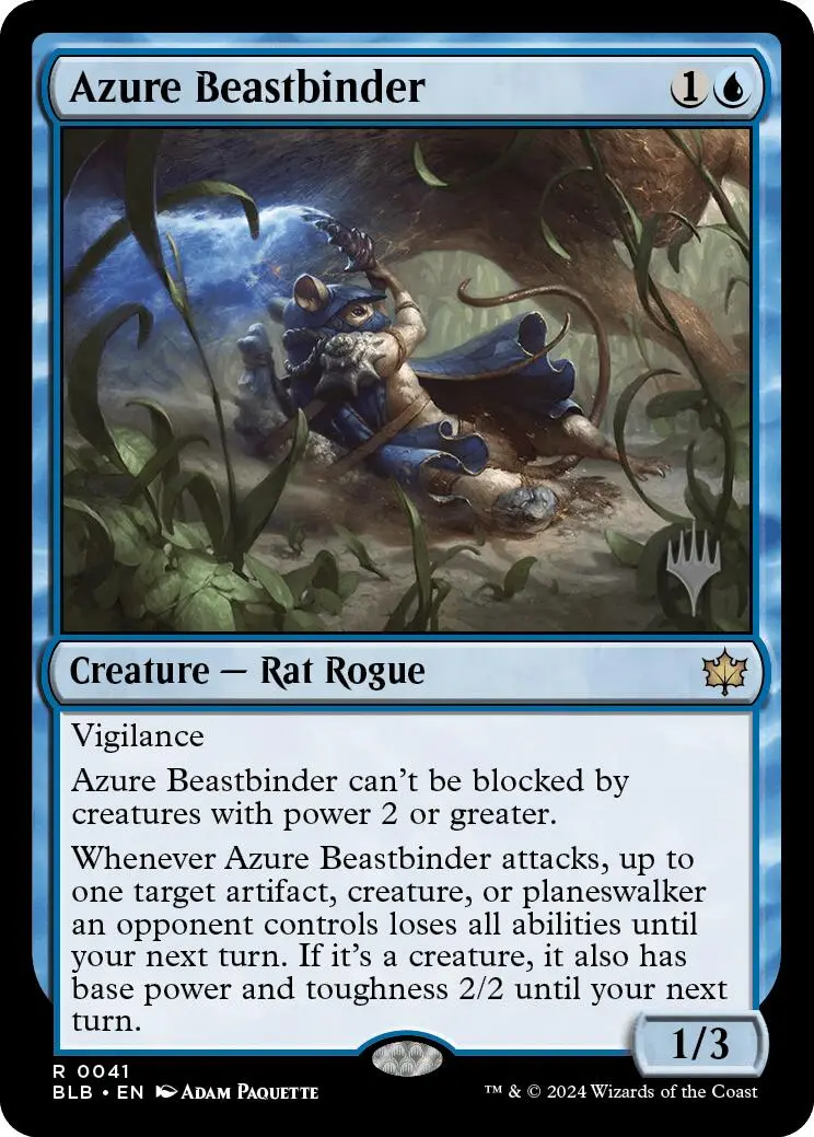 Azure Beastbinder (Promo Pack) [Bloomburrow Promos] 1