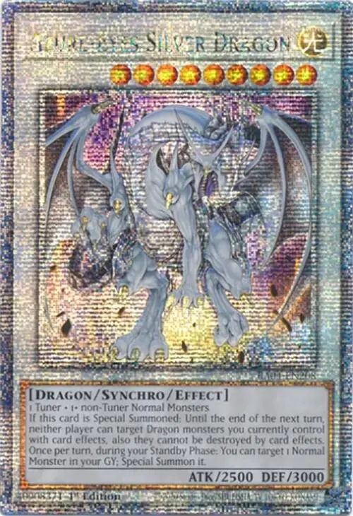 Azure-Eyes Silver Dragon [Ra04-En208] Quarter Century Secret Rare 1