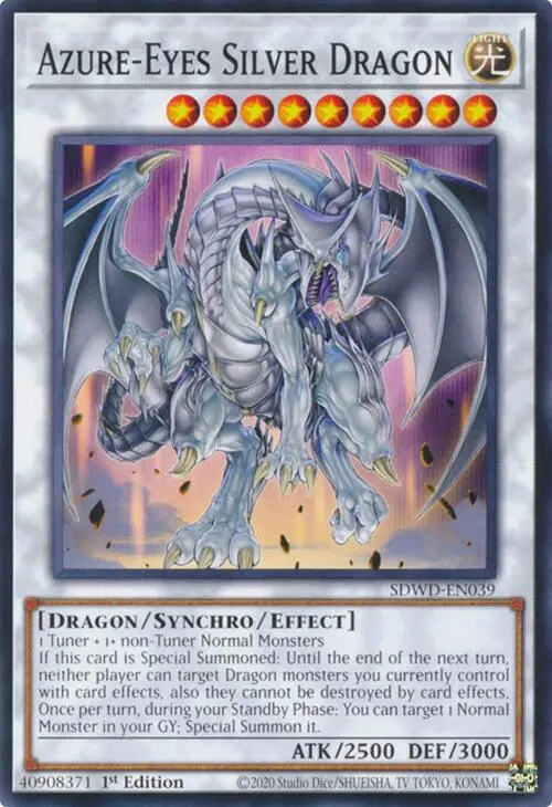 Azure-Eyes Silver Dragon [Sdwd-En039] Common 1