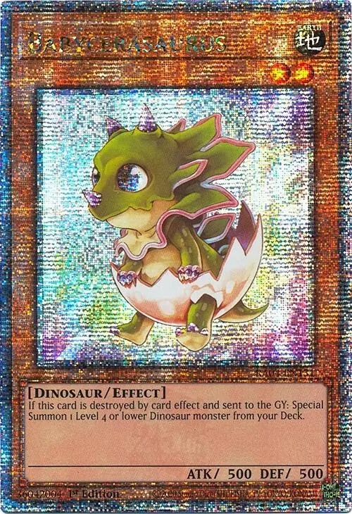 Babycerasaurus [Ra04-En131] Quarter Century Secret Rare 1