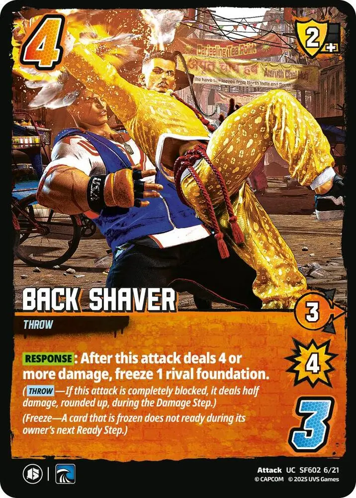Back Shaver - Challenger Series: Street Fighter 6 (Sf6) (Foil) 1